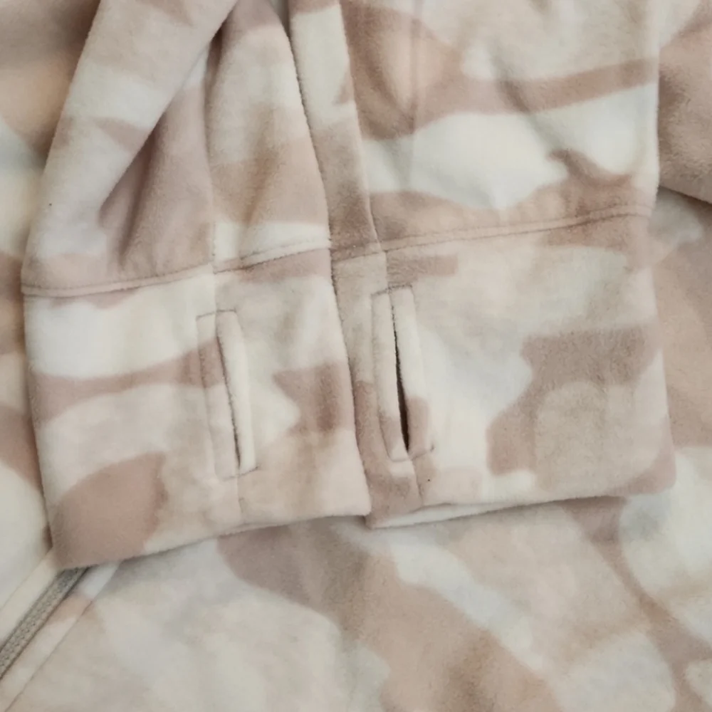 Old Navy Active Fleece Camo Zip-Up Jacket Sweater With Pockets Women's XL Tall - Picture 8 of 15